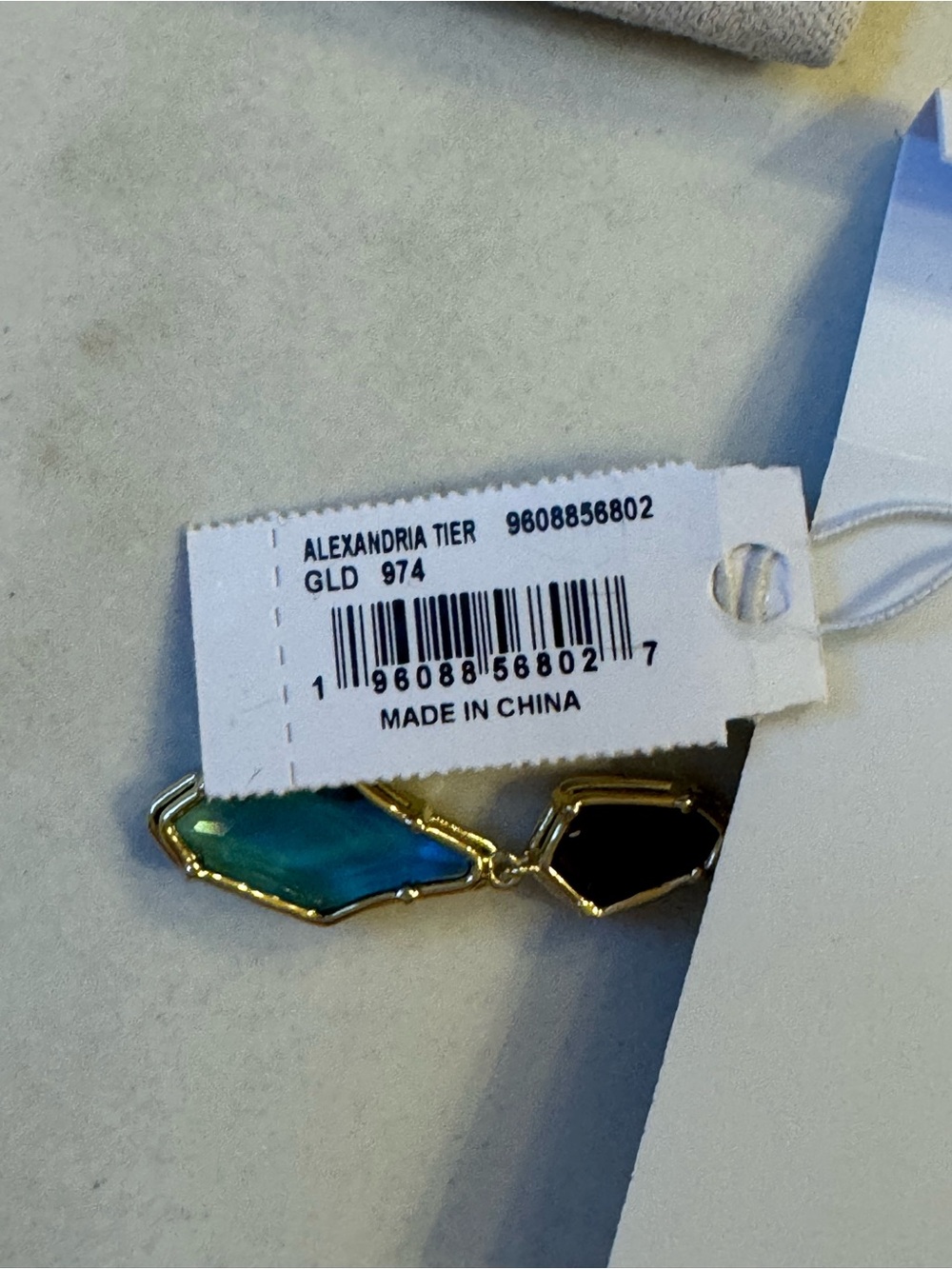 Kendra Scott Alexandria Tiered Statement Multicolor Crystal Chandelier Earrings - Picture 4 of 4